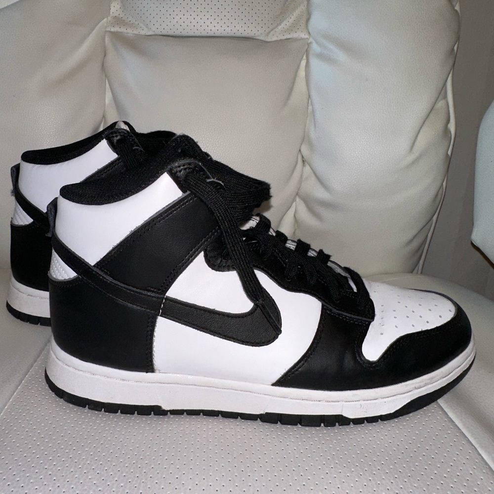 NIKE DUNK HIGH “BLACK/WHITE” (“PANDA”) - BARELY WORN GREAT CONDITION